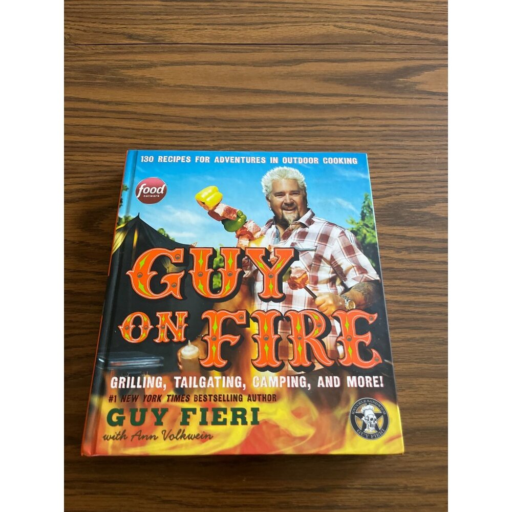 William Morris Guy on Fire Guy Fieri cookbook
